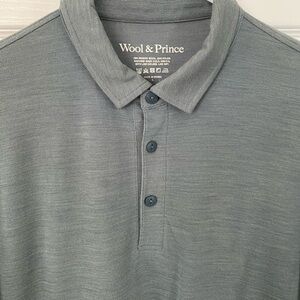 Wool Polo Shirt for Men